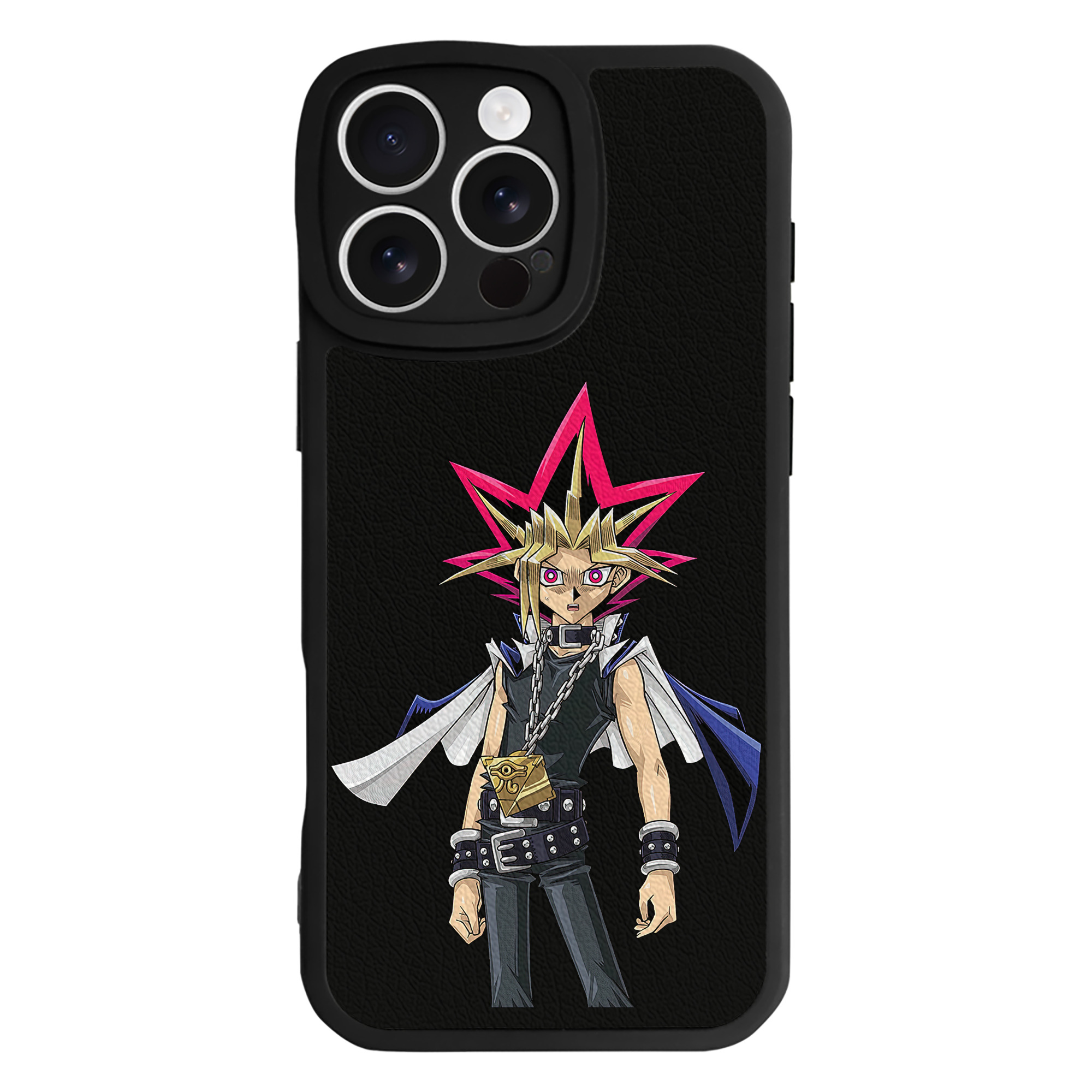 遊☆戯☆王 Yu-Gi-Oh! 【iPhone 16シリーズ対応】シリコンスマホケース（レザー調） 材質：シリコン